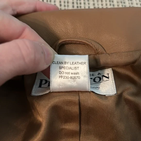 ⭐️Vintage Pendleton leather jacket/blazer, petite large⭐️#PENDLE - Picture 9 of 9